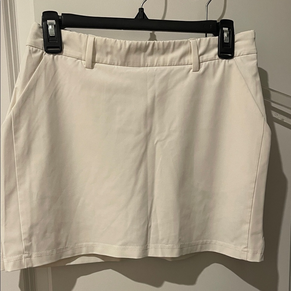 KJUS Women's White Golf Skort.